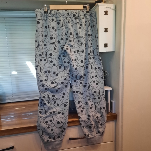 Nightmare Before Christmas Sleep Sweatpants  Large Unisex - Picture 5 of 6